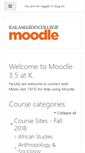 Mobile Screenshot of moodle.kzoo.edu